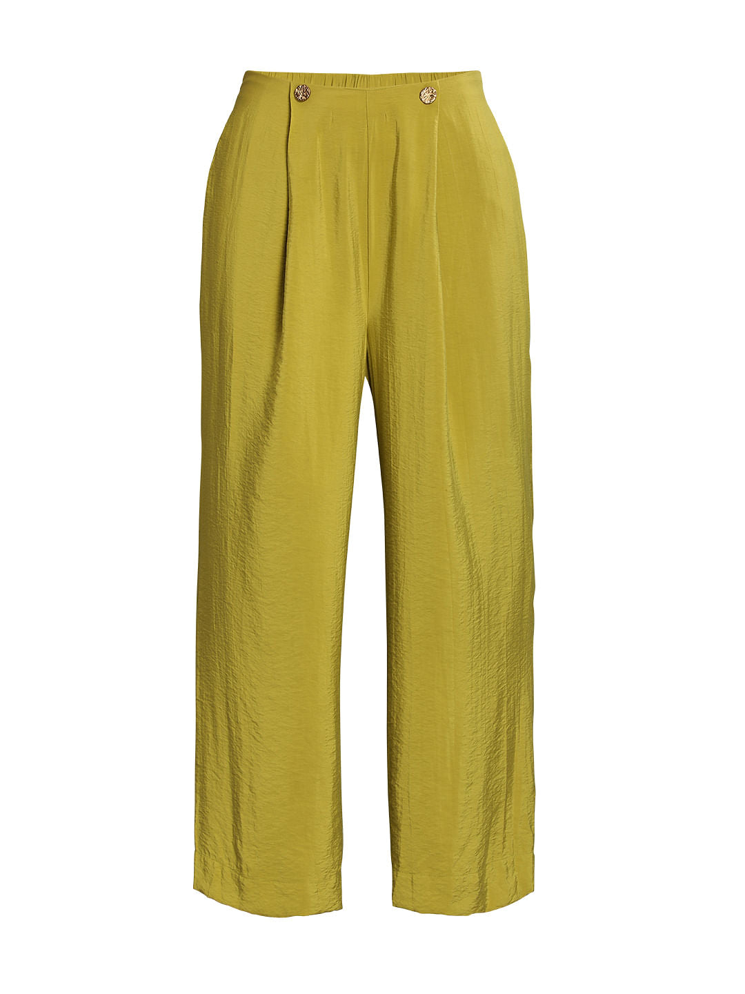 Marquee Lime Green Wide Leg Co-Ord Set Pants