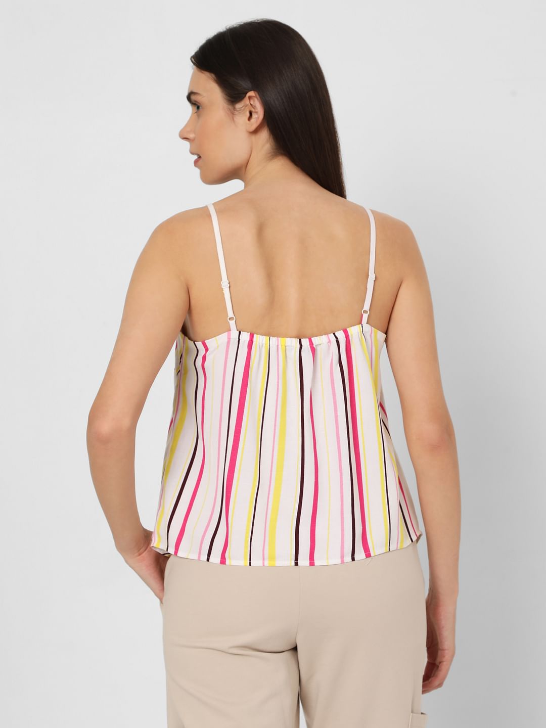 Multi-Coloured Striped Top