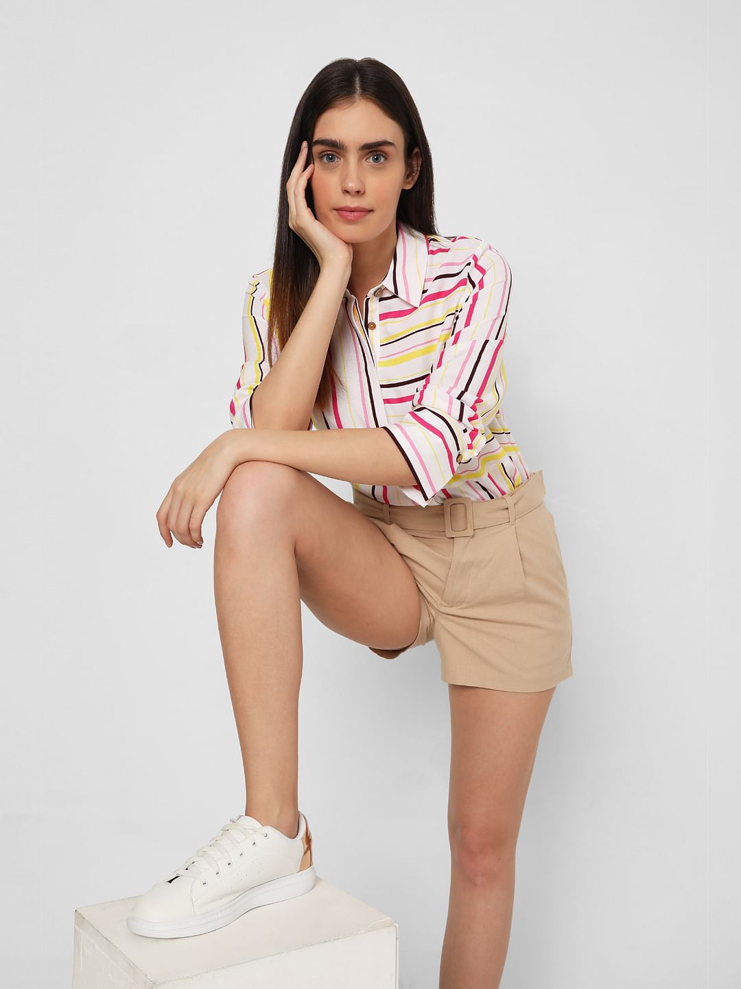 Multi-Coloured Striped Shirt