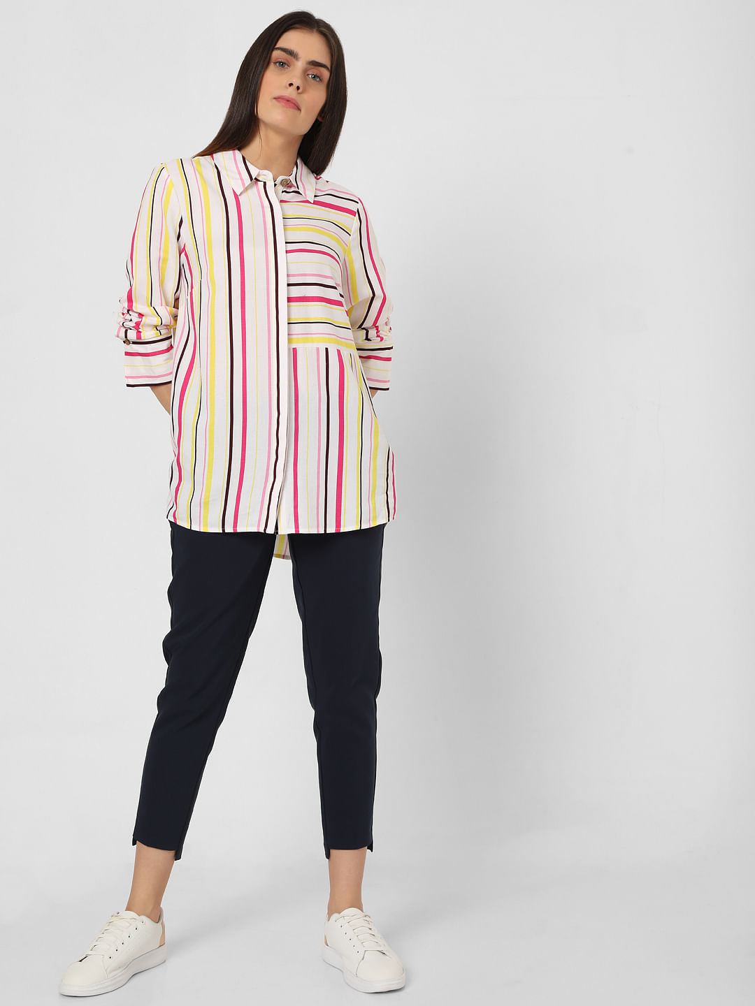 Multi-Coloured Striped Shirt