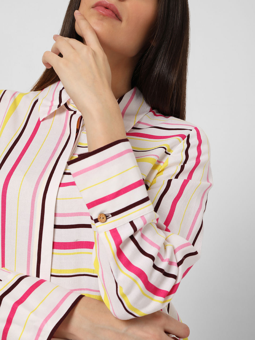 Multi-Coloured Striped Shirt