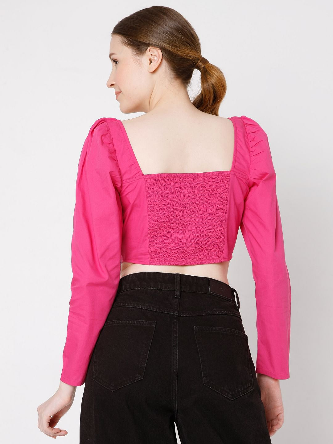 Pink Crop Top