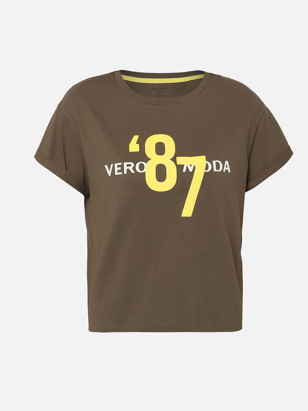 Green Logo Print Lounge T-Shirt