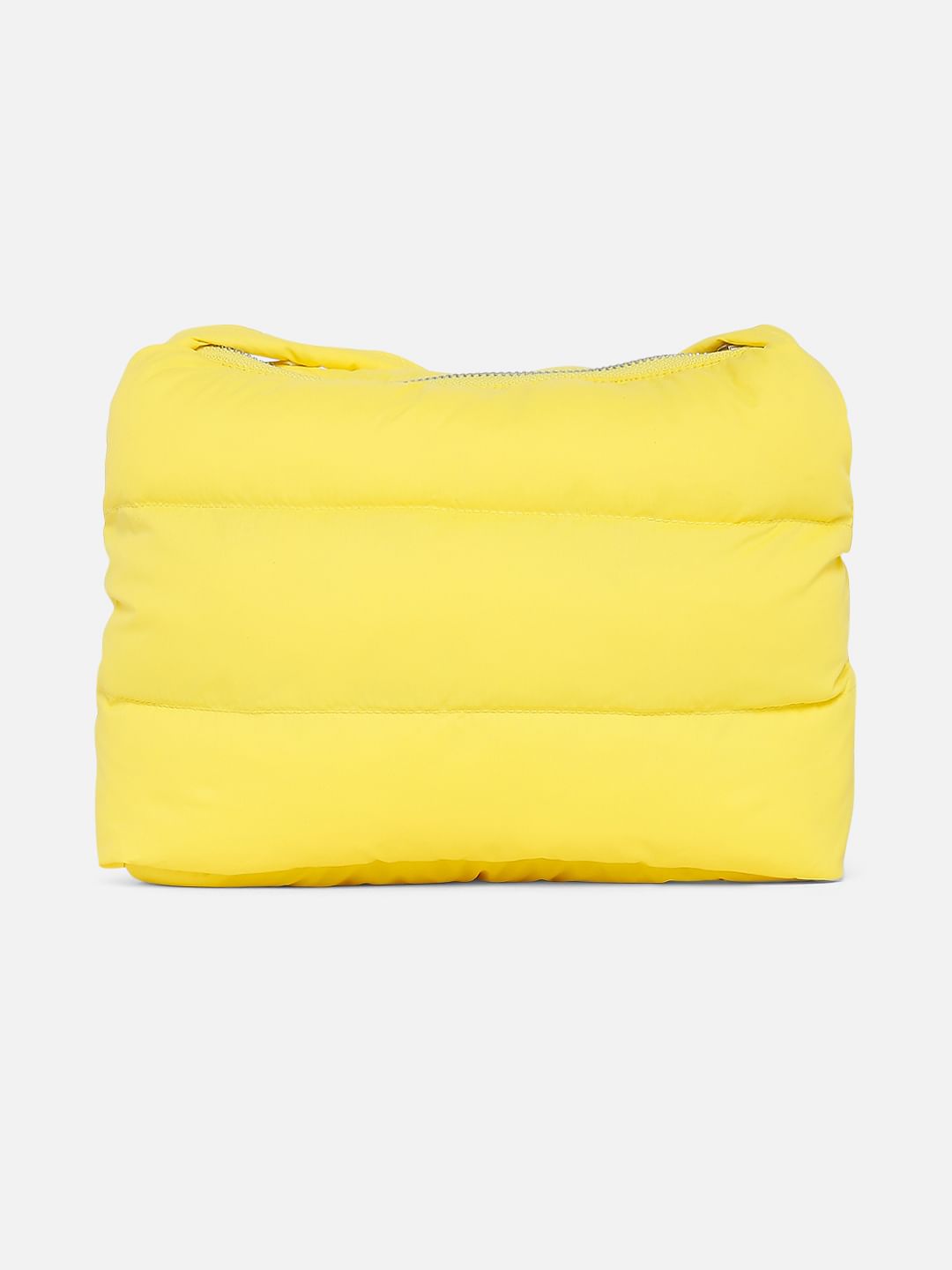 Yellow Quilted Sling Bag