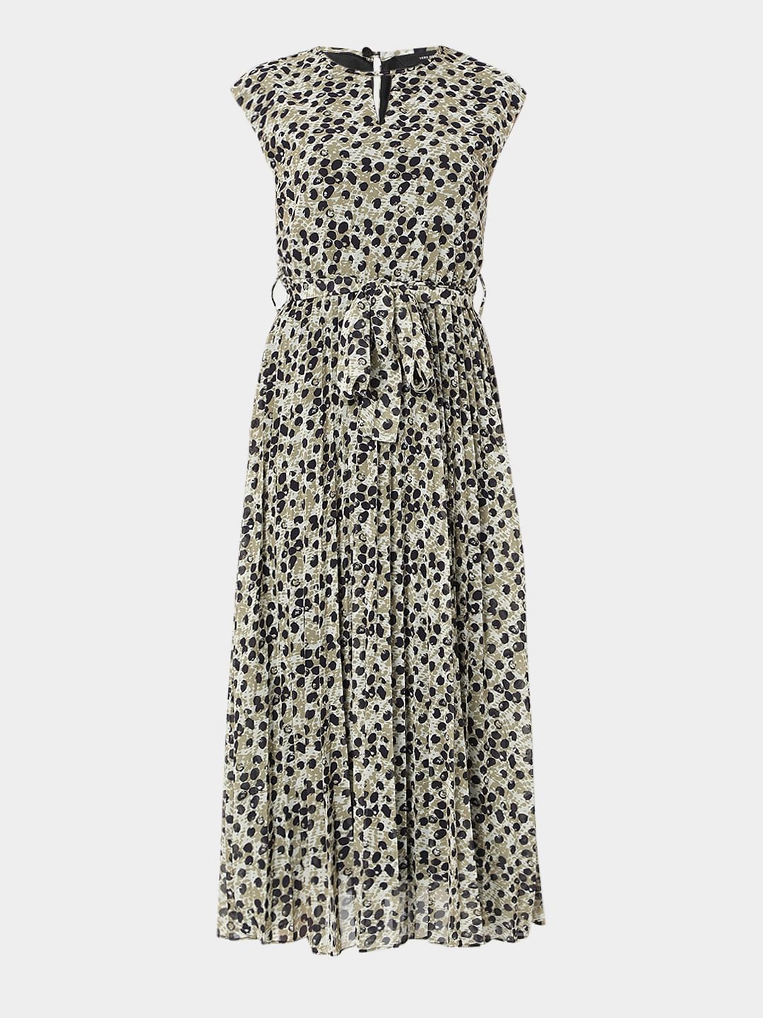 Black Printed Maxi Dress