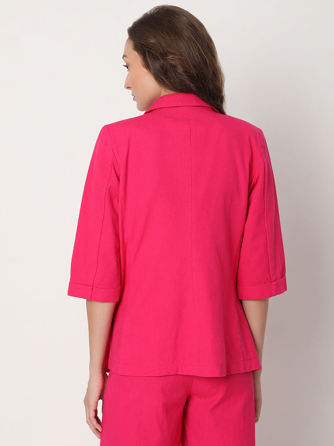 Pink Single Button Co-Ord Set Blazer