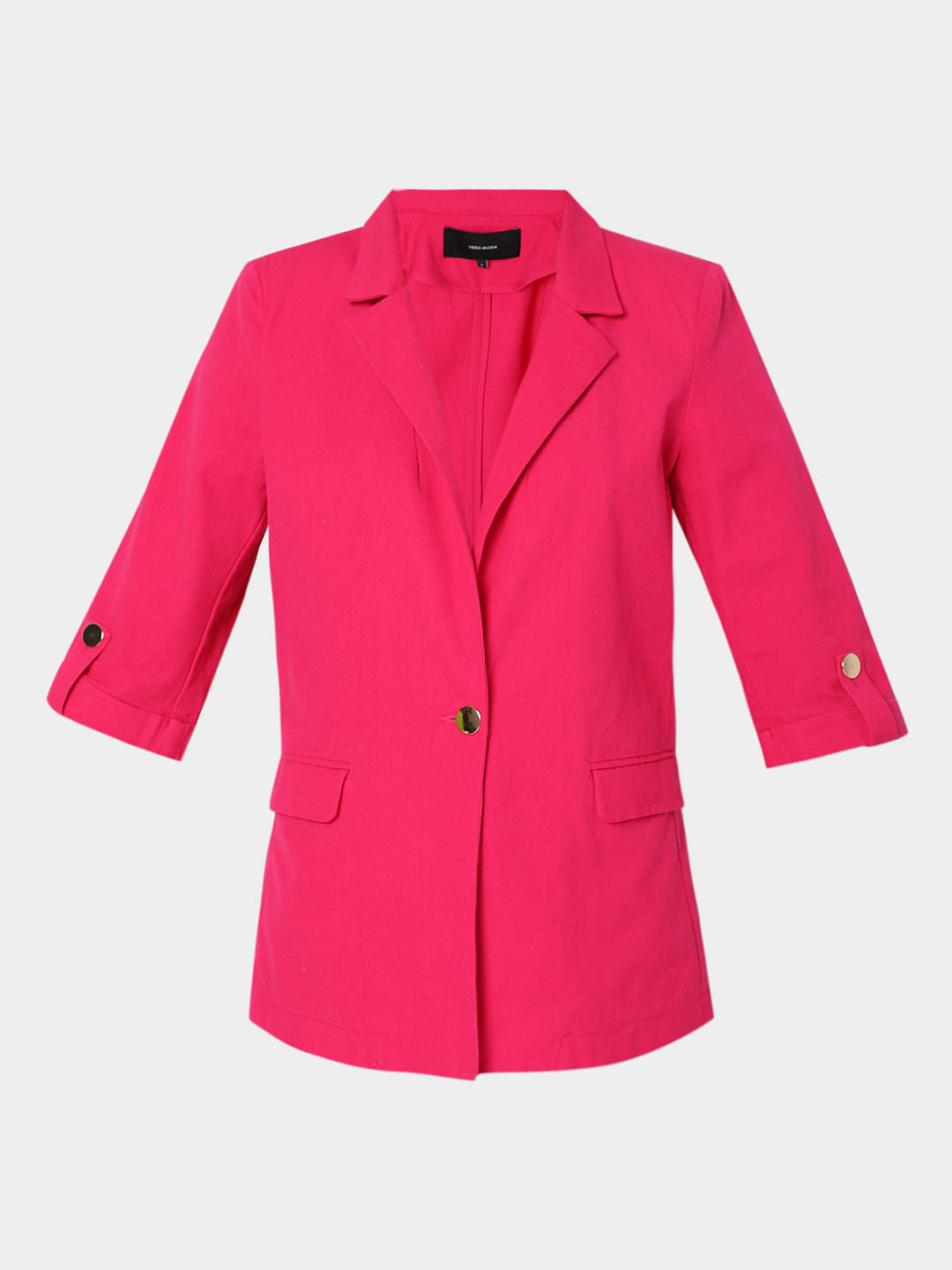 Pink Single Button Co-Ord Set Blazer