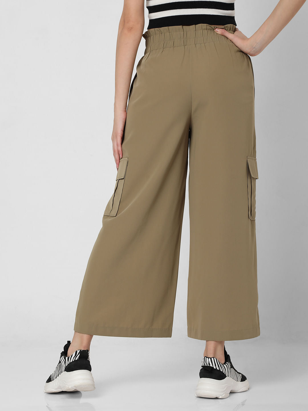 Green Flared Lounge Pants