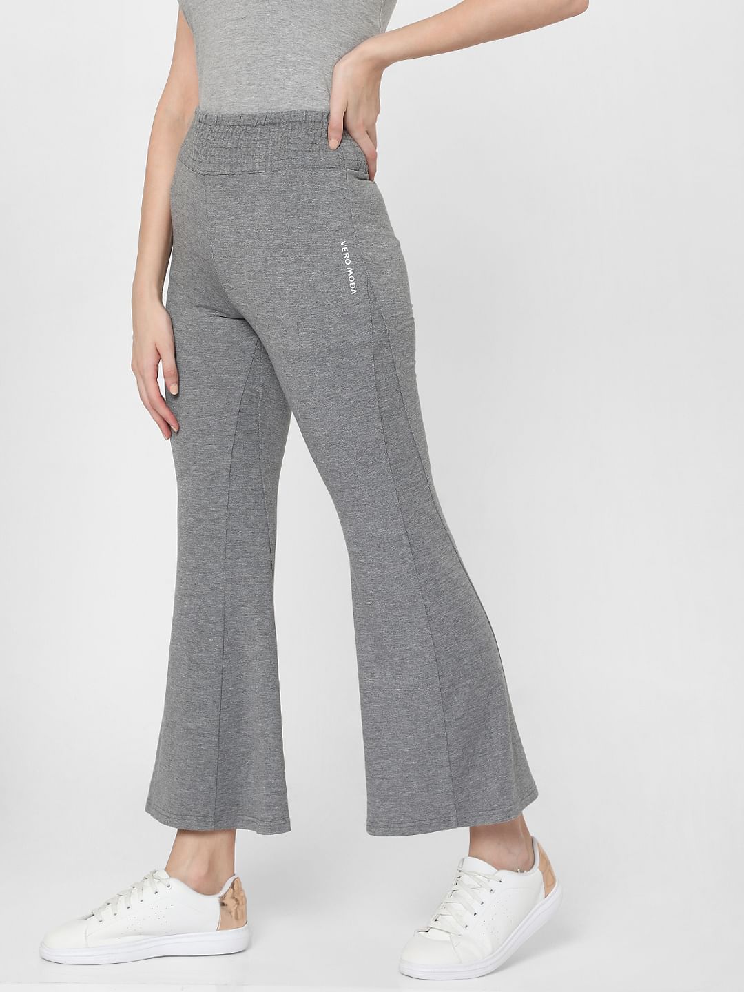 Grey Flared Lounge Pants