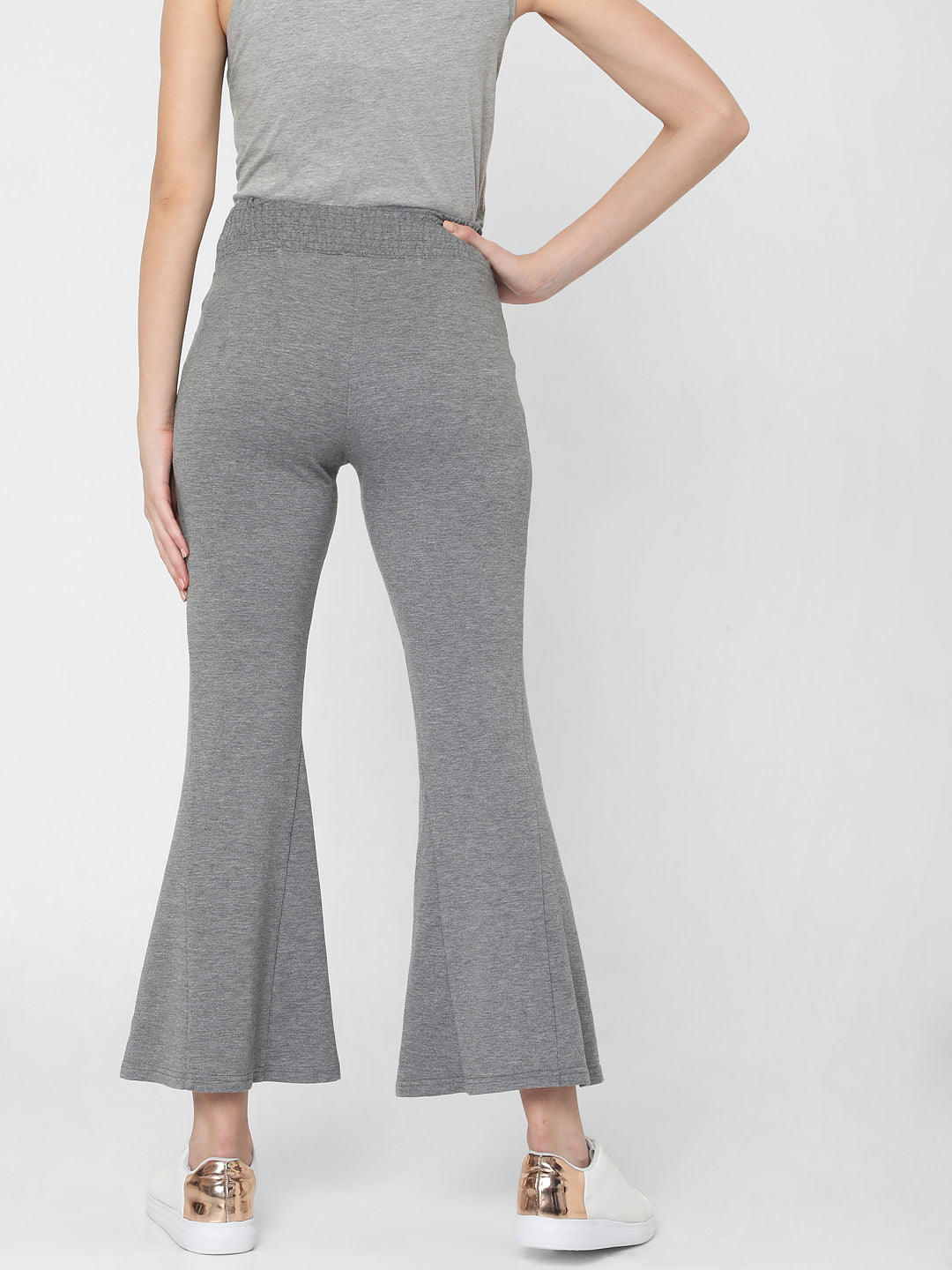 Grey Flared Lounge Pants