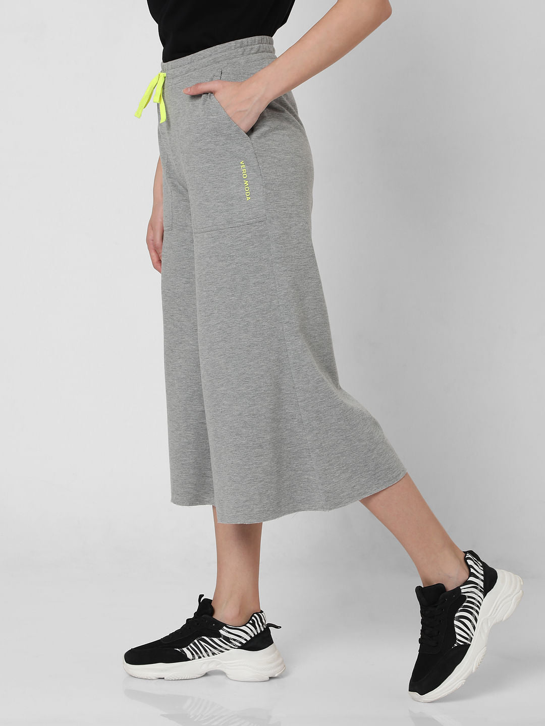 Grey Flared Lounge Pants