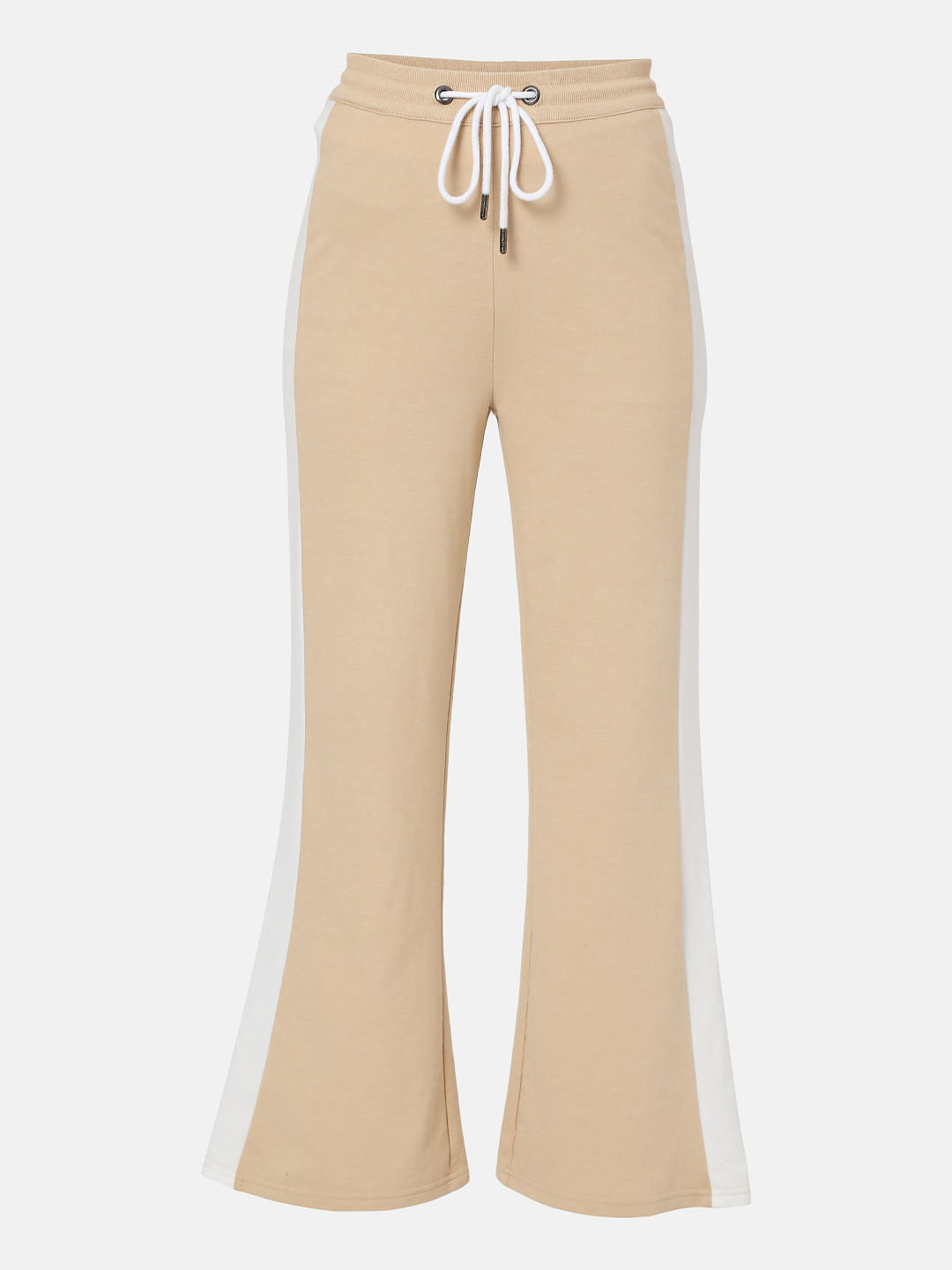 Beige Flared Lounge Pants