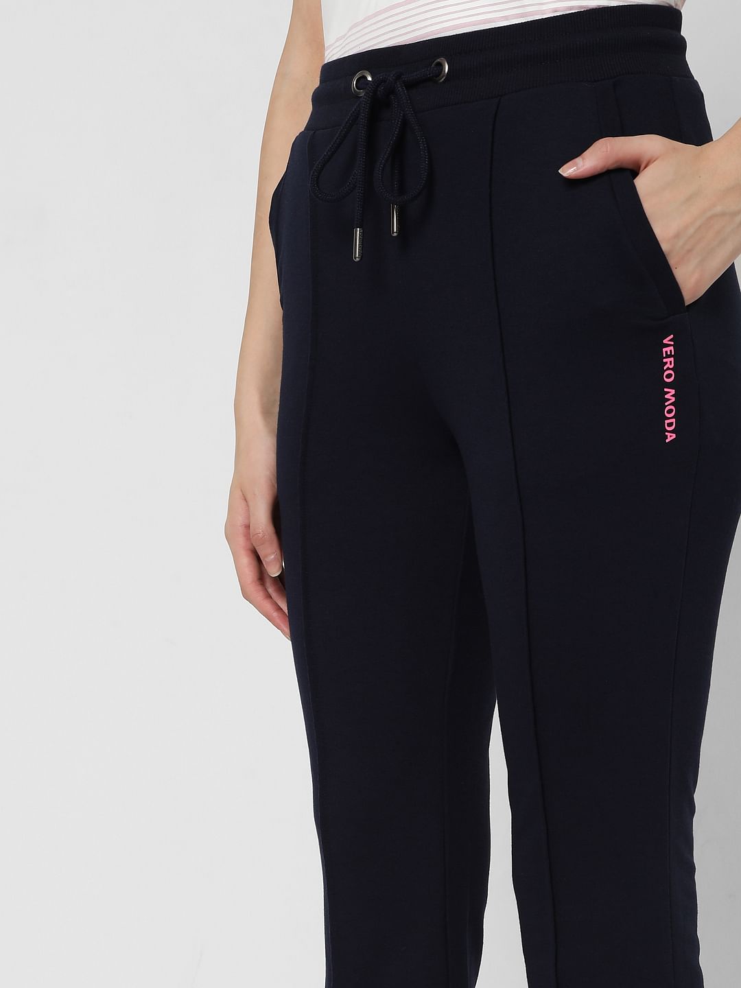 Navy Blue Flared Lounge Pants