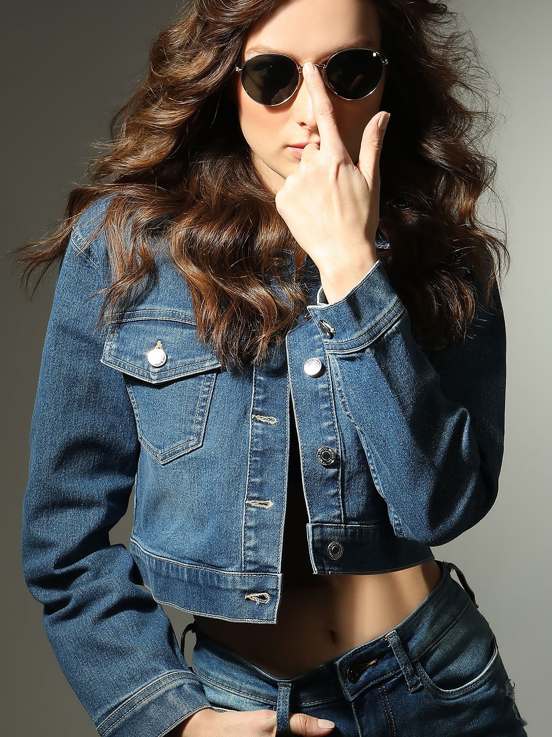 Gold Round Sunglasses