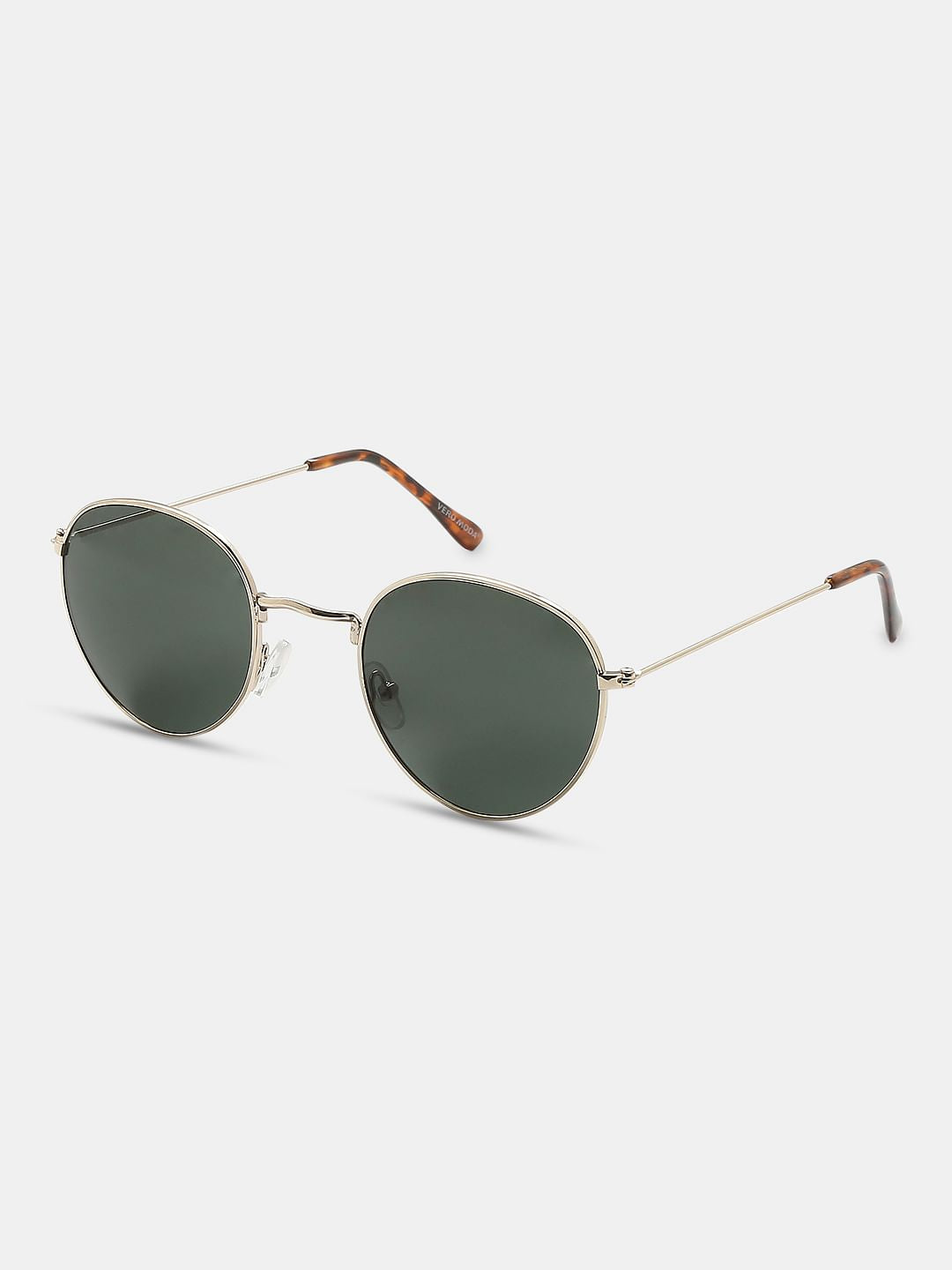 Gold Round Sunglasses