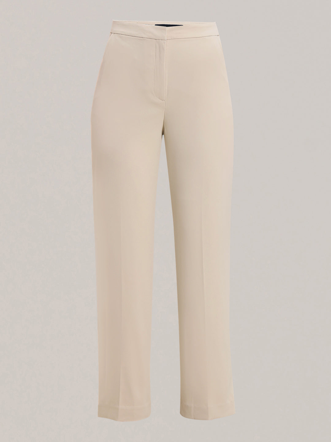 Women Straight Fit High-Rise Trousers