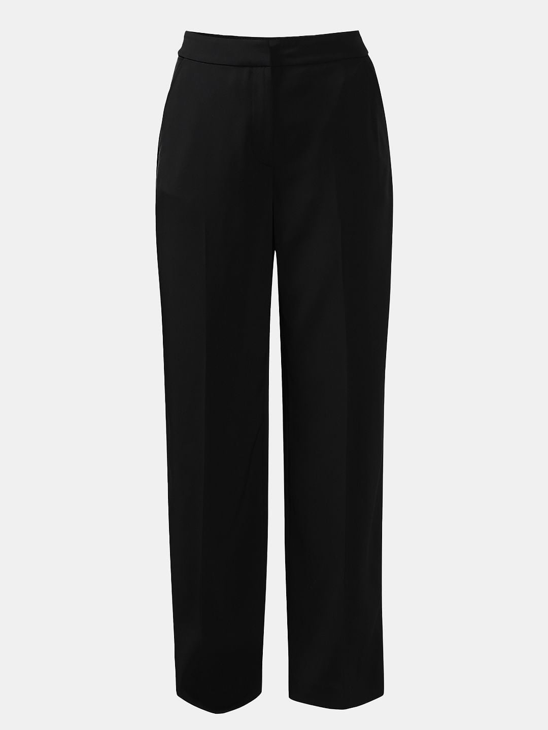 Black High Rise Flared Pants