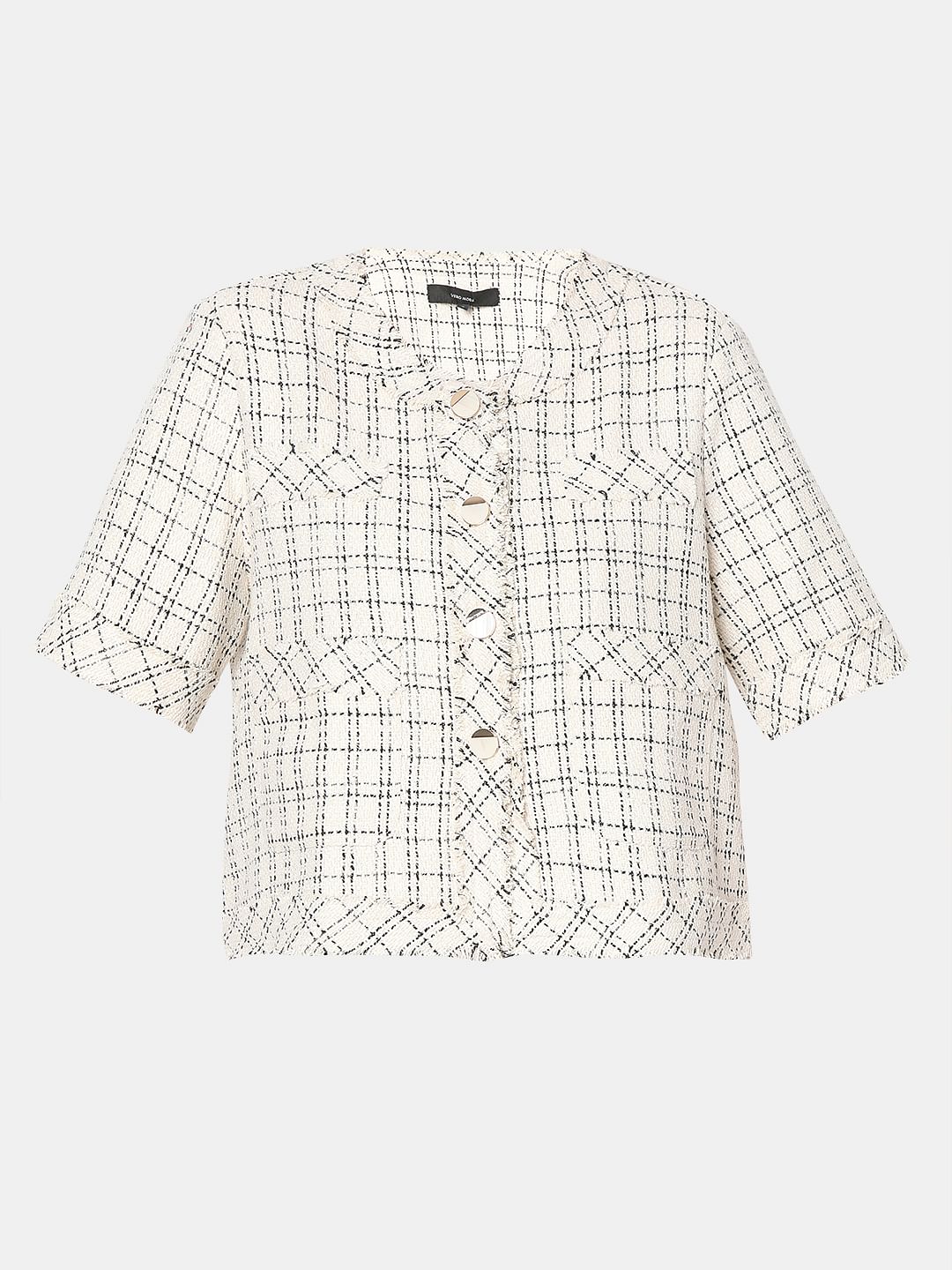 Off-White Check Co-Ord Set Jacket
