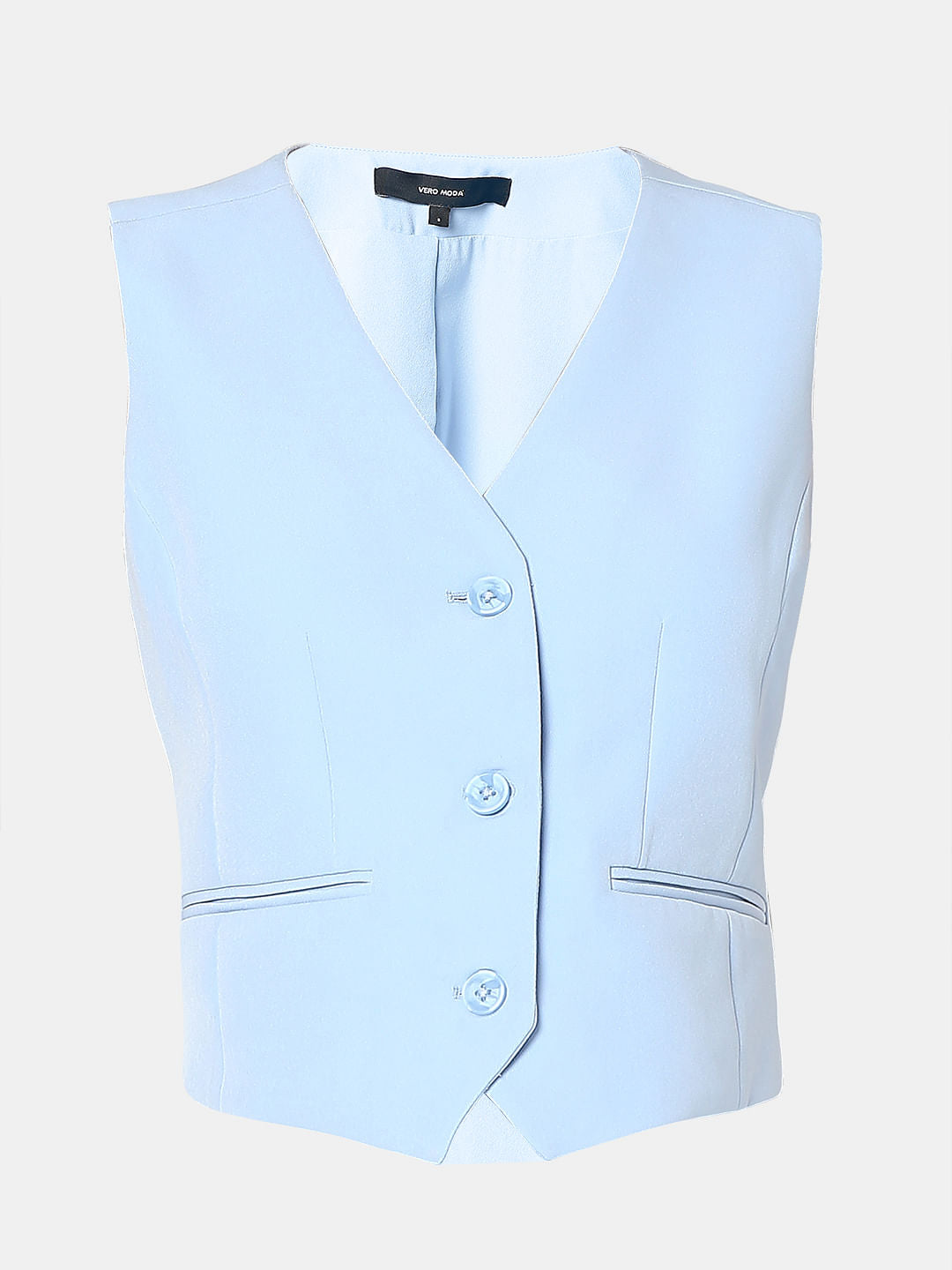 Blue Co-Ord Set Waistcoat