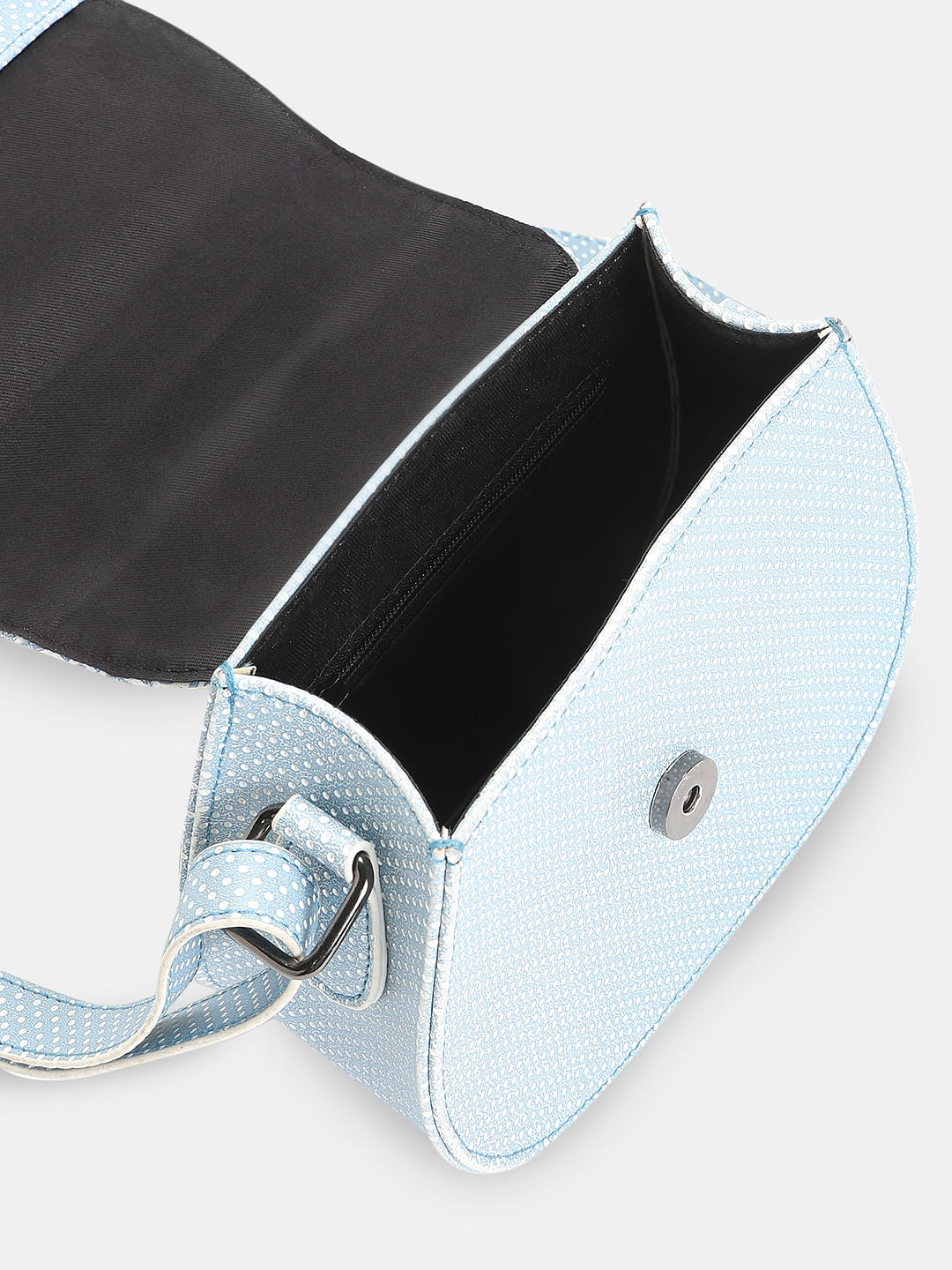 Light Blue Printed Sling Bag