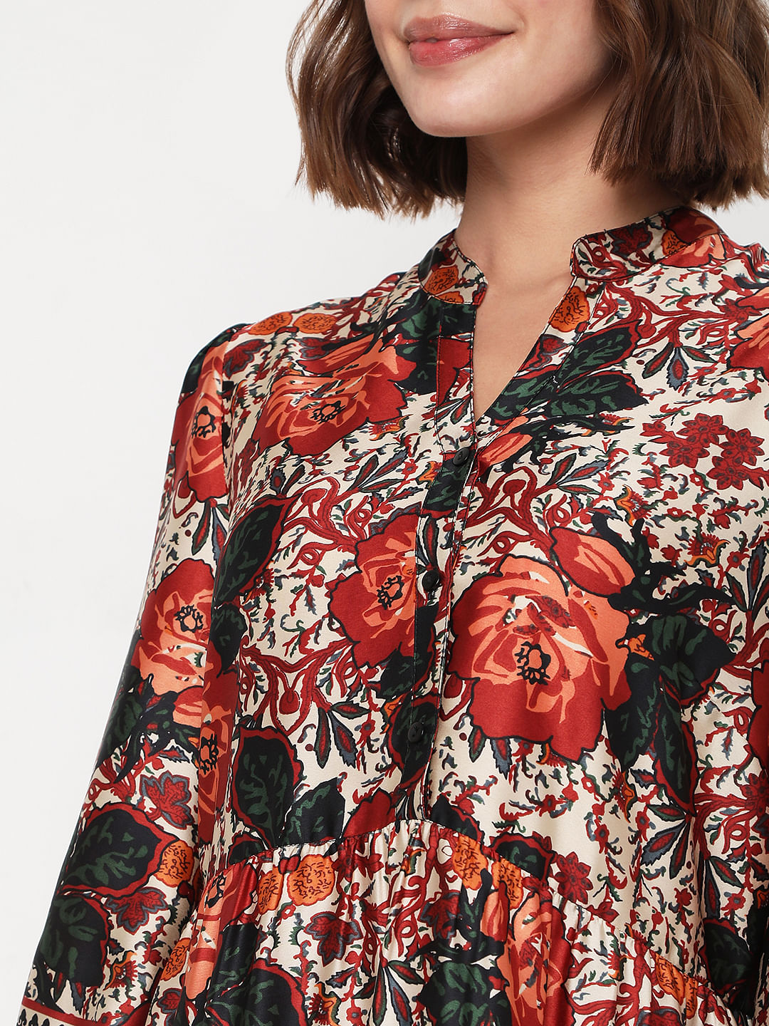 Black Floral Maxi Dress