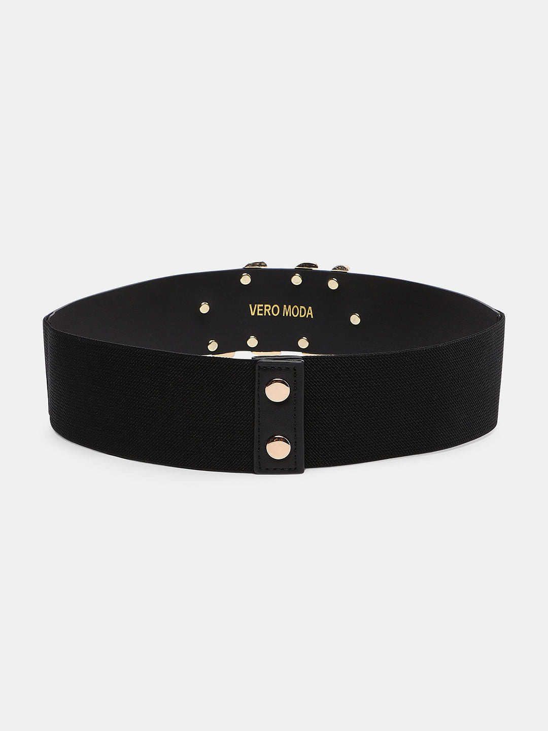 Black Snake Buckle Waist Belt