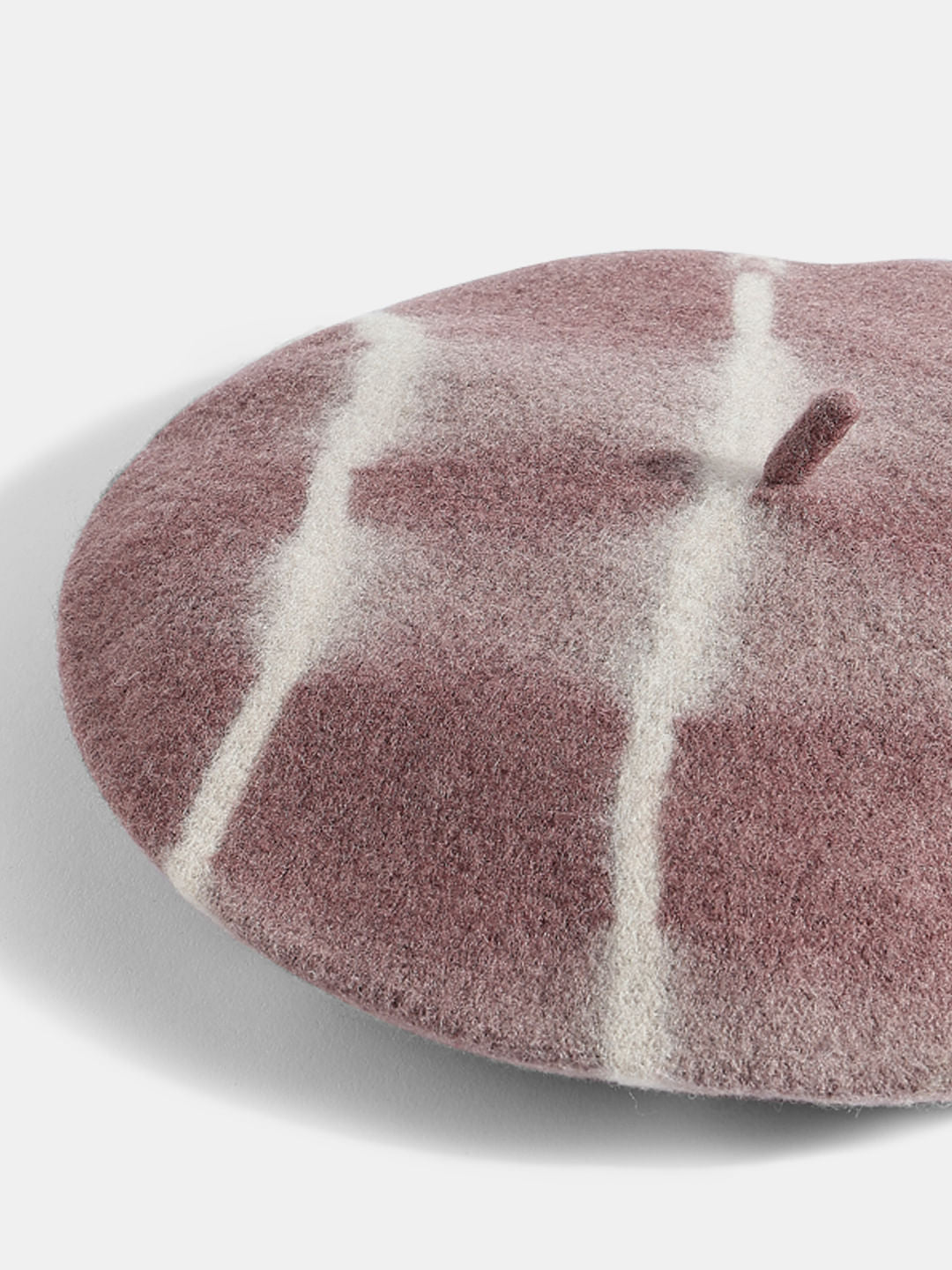 Brown Tie-Dye Beret