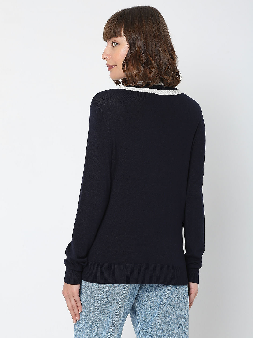 Navy Blue Cardigan