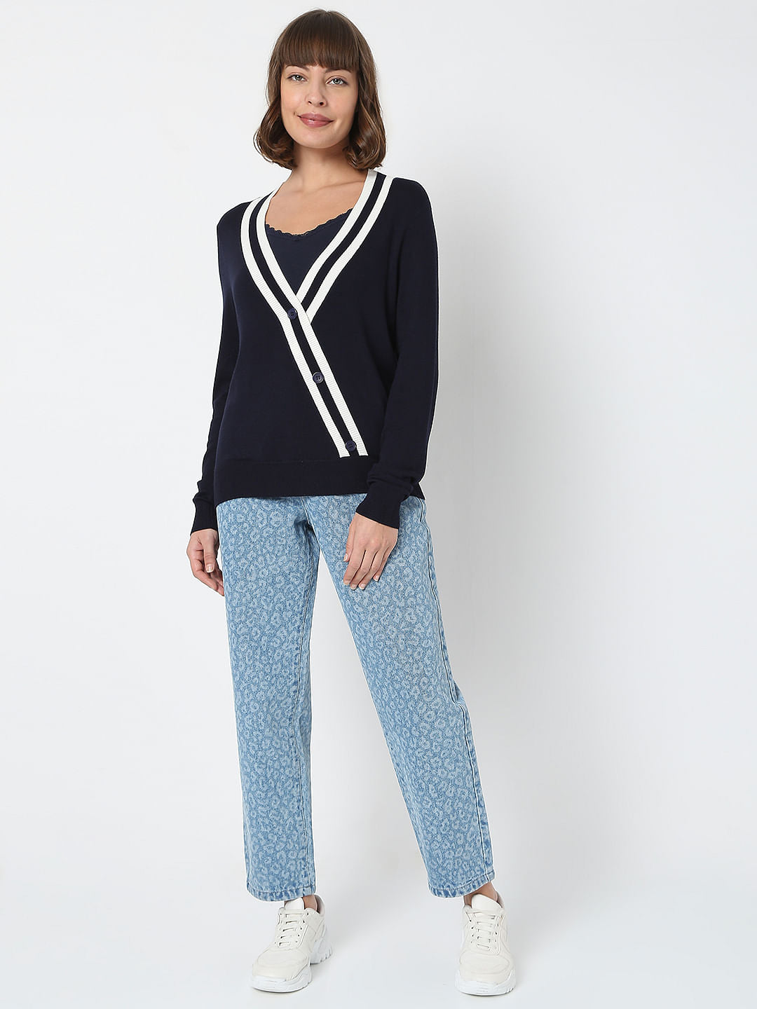 Navy Blue Cardigan