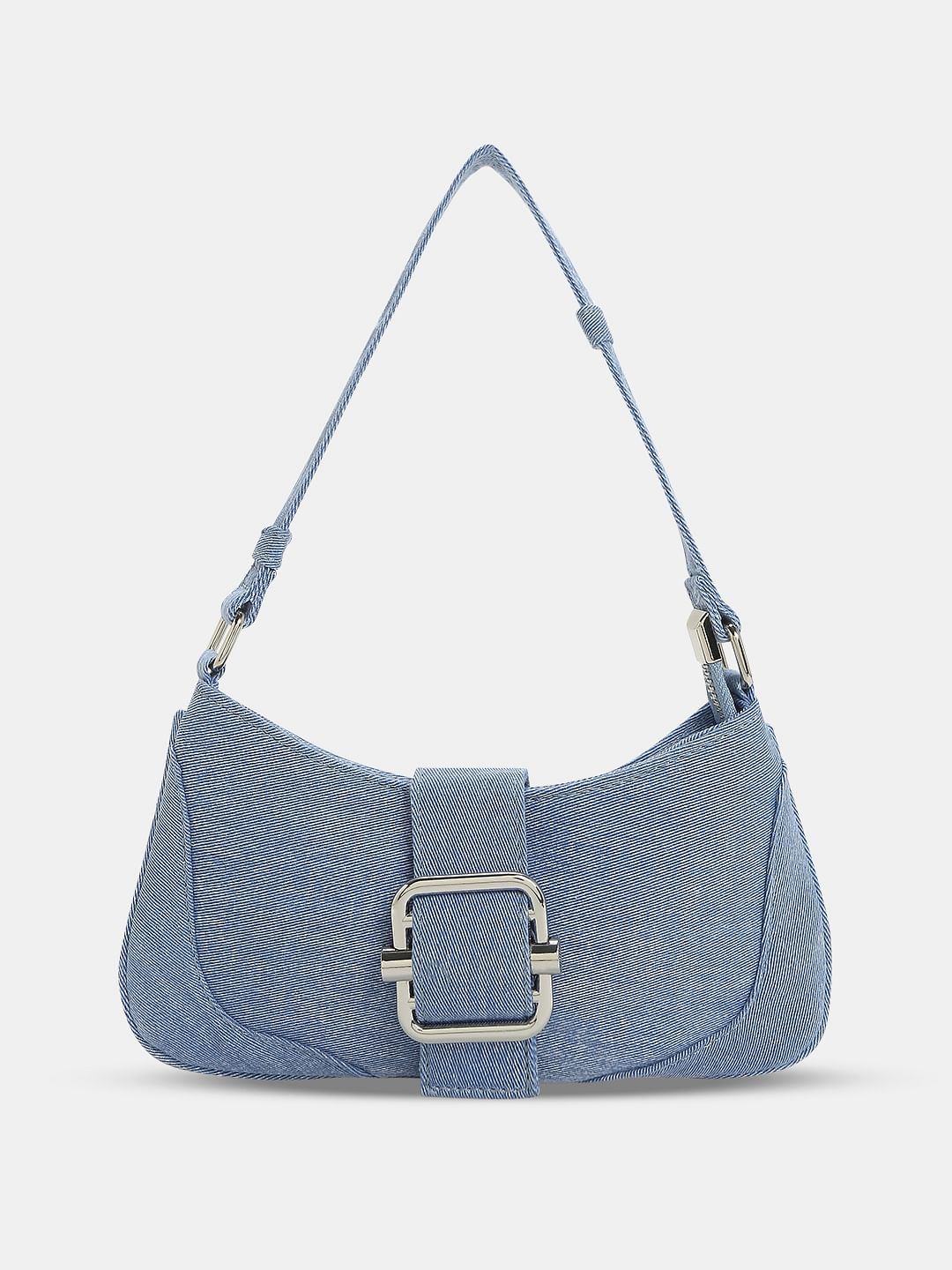 Blue Denim Shoulder Bag