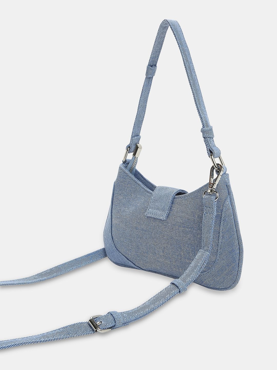 Blue Denim Shoulder Bag