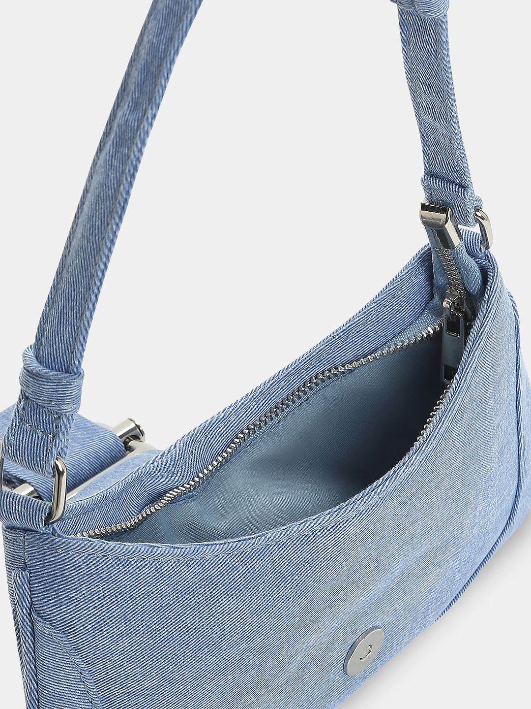 Blue Denim Shoulder Bag