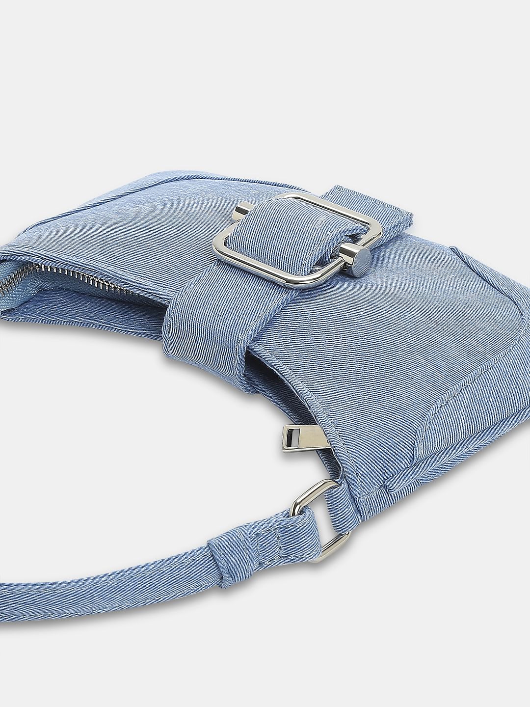 Blue Denim Shoulder Bag