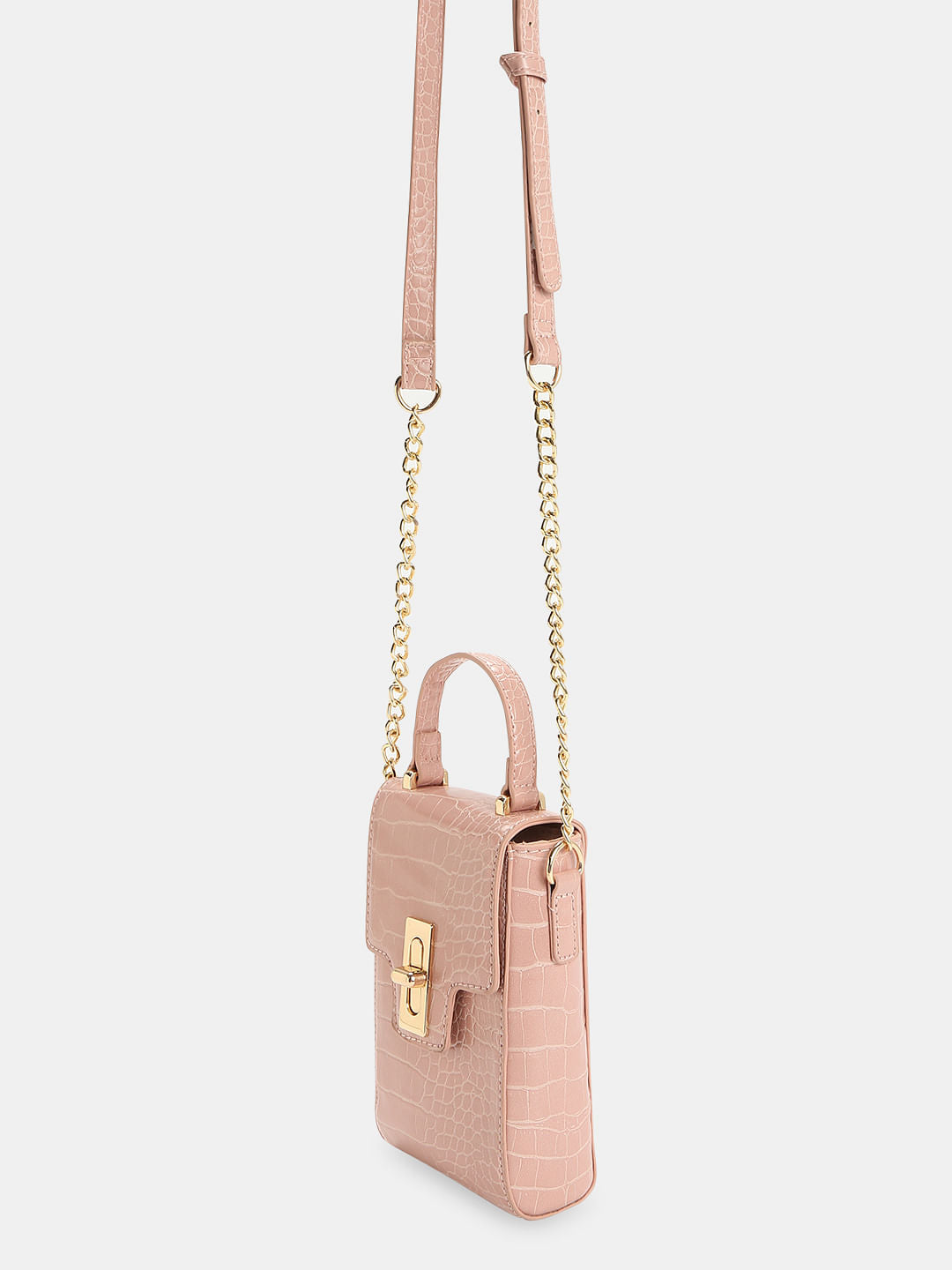 Pink Phone Crossbody Bag