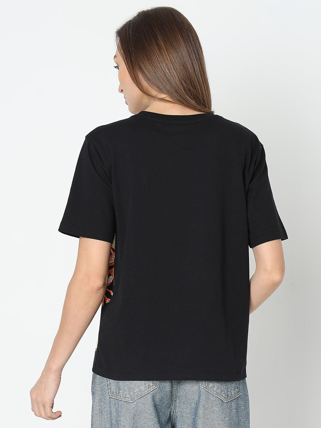 Black Printed T-Shirt