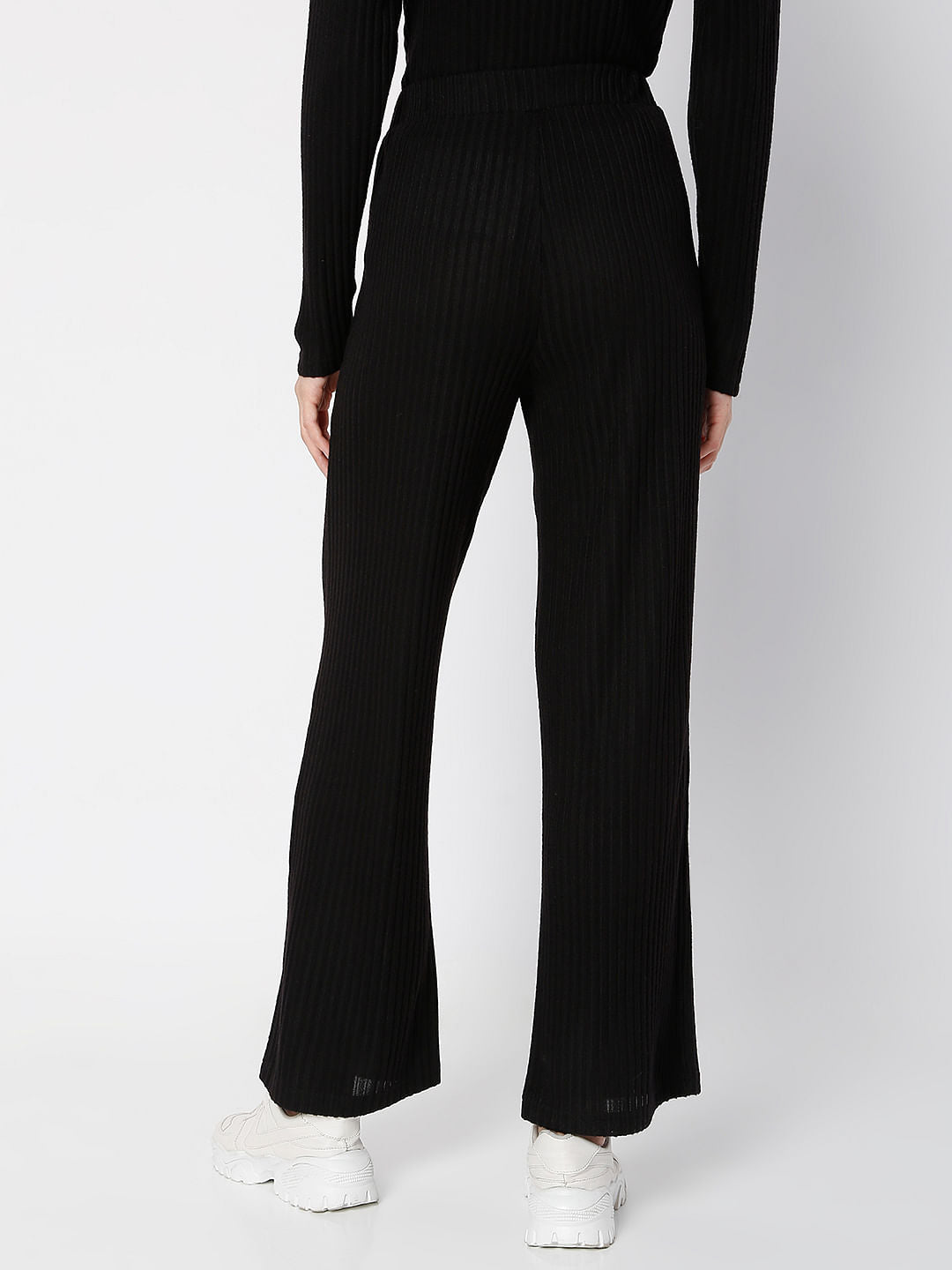 High Rise Black Co-Ord Pants