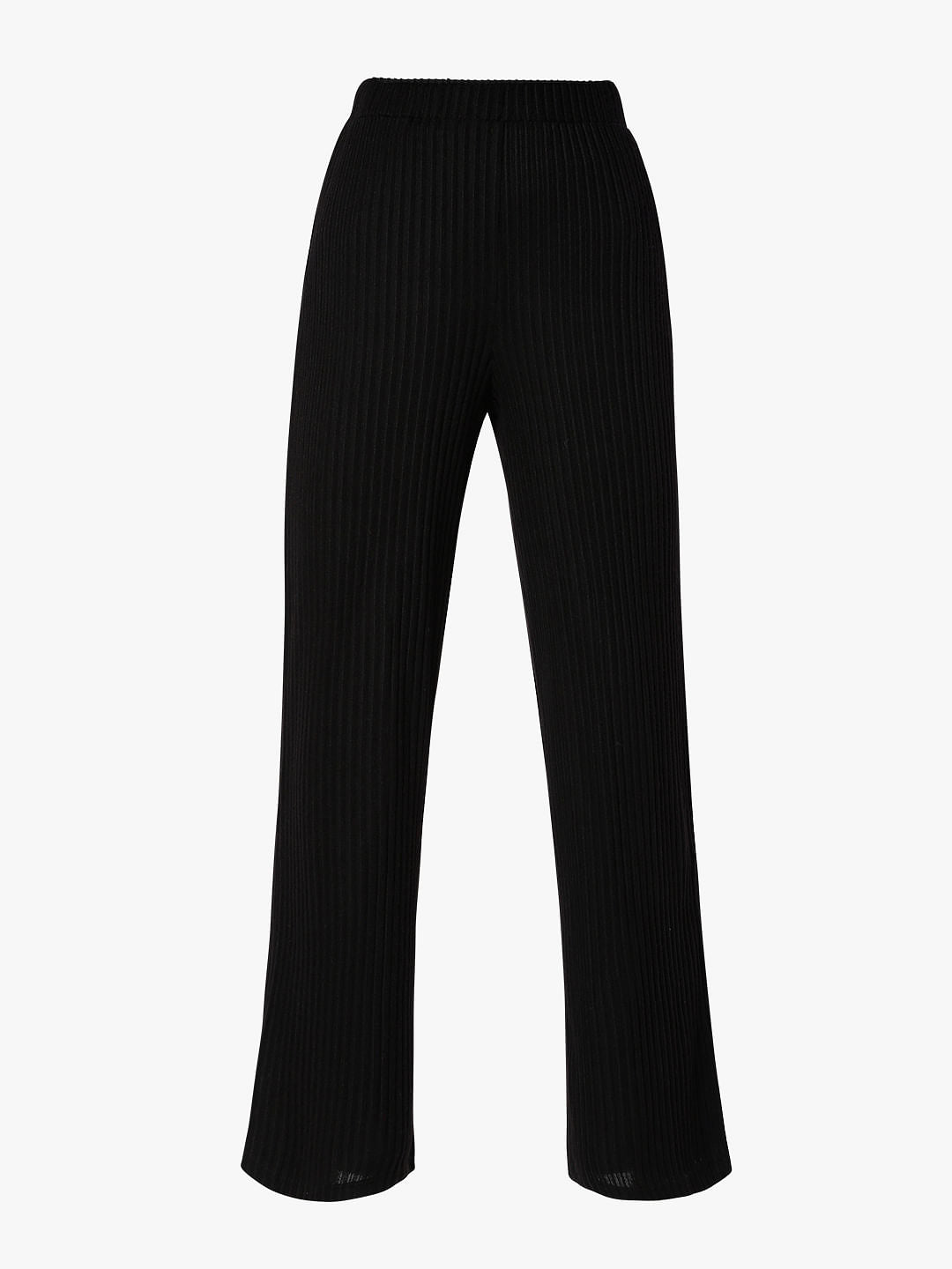 High Rise Black Co-Ord Pants