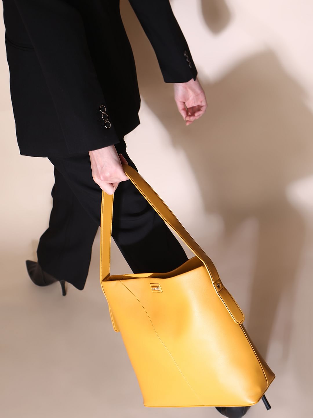 Mustard Single Strap Shoulder Bag - ONE