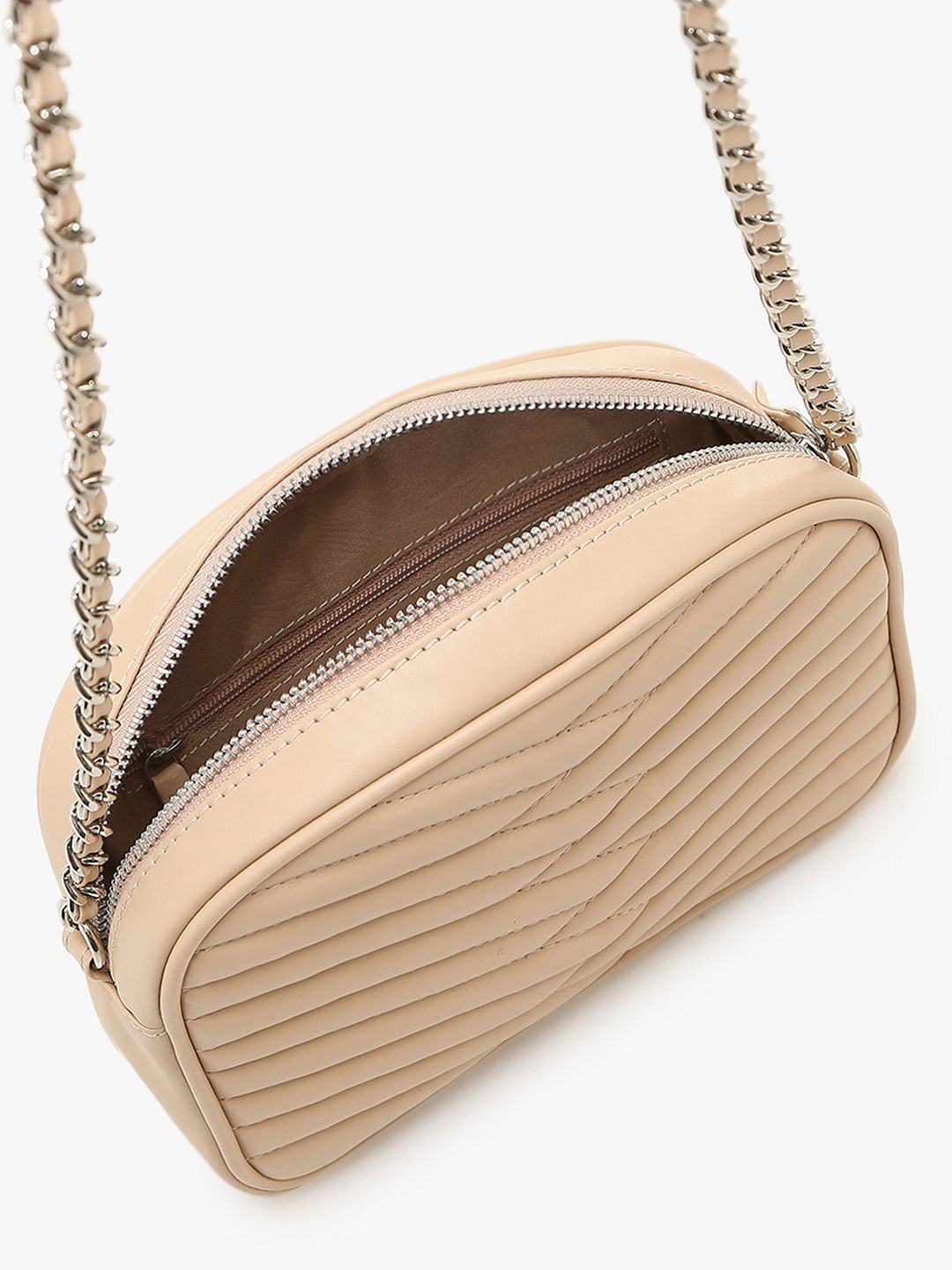 Beige Crossbody Bag