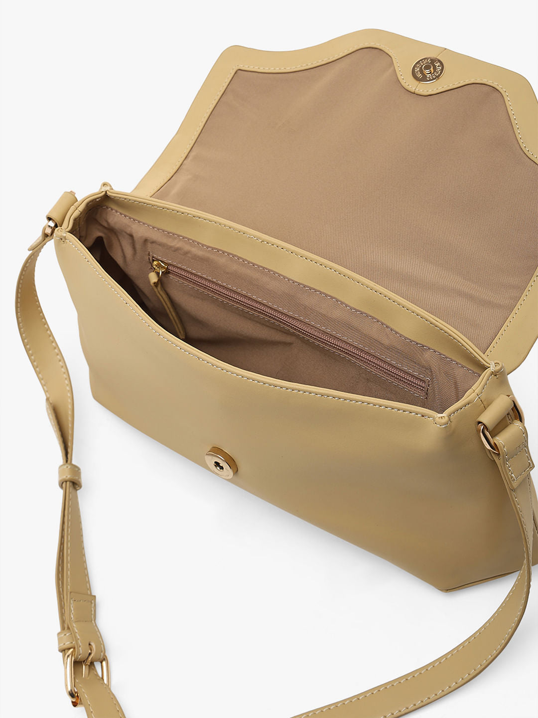 Beige Crossbody Bag
