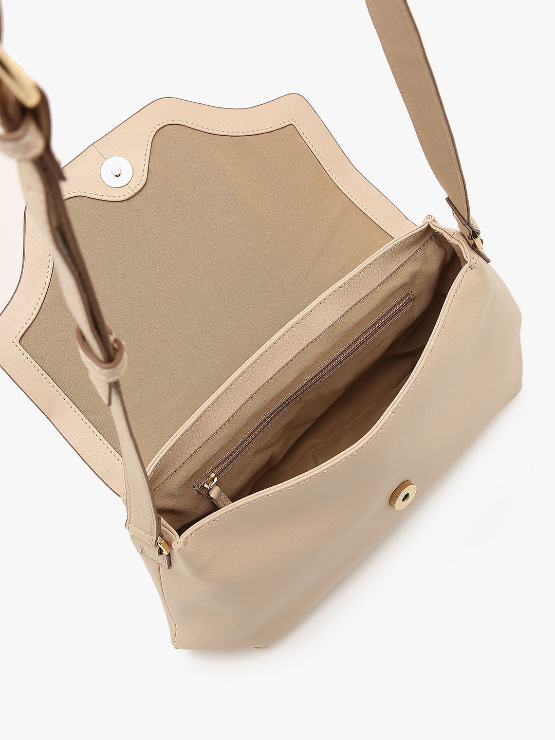 Beige Crossbody Bag