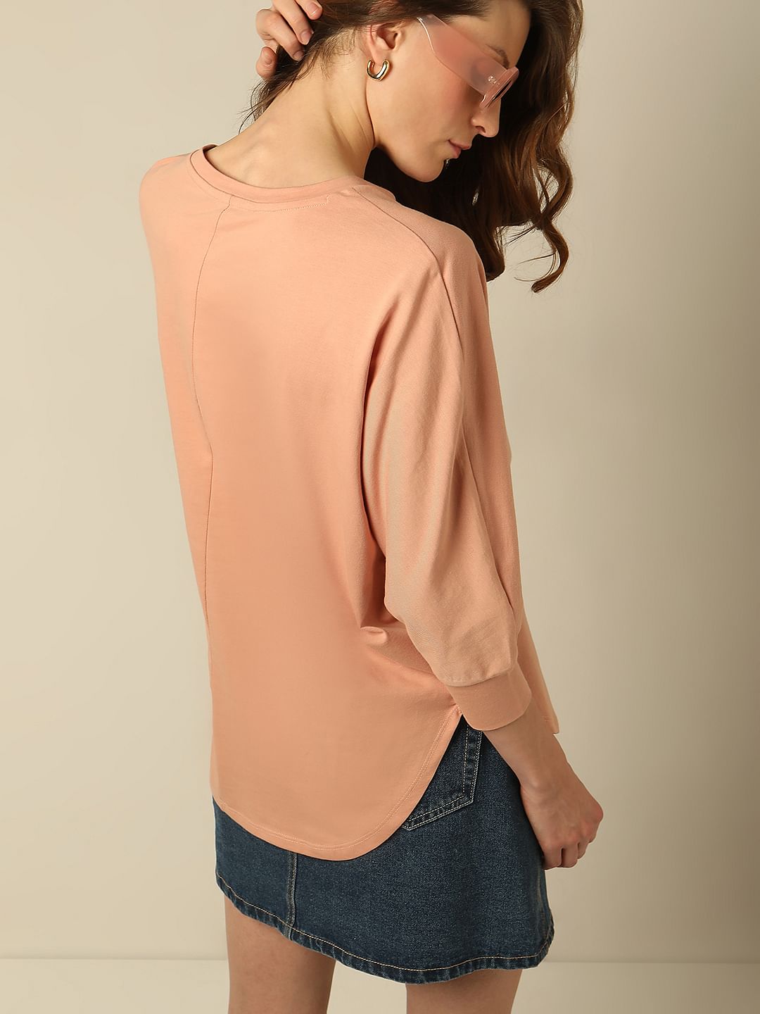 Light Pink Cotton T-Shirt