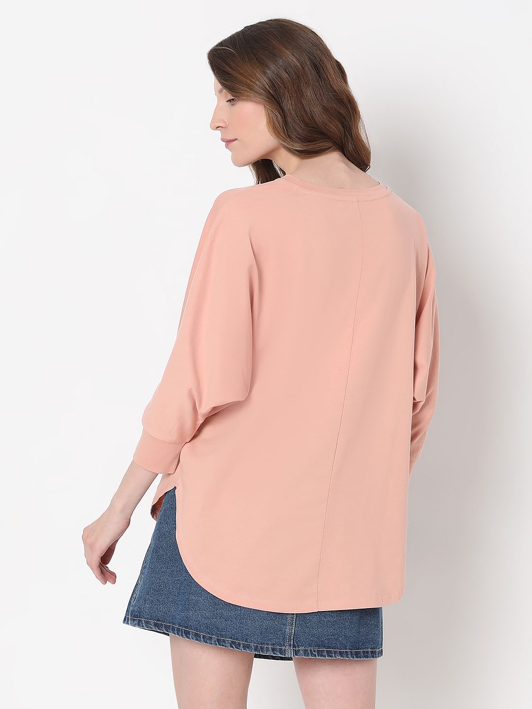 Light Pink Cotton T-Shirt