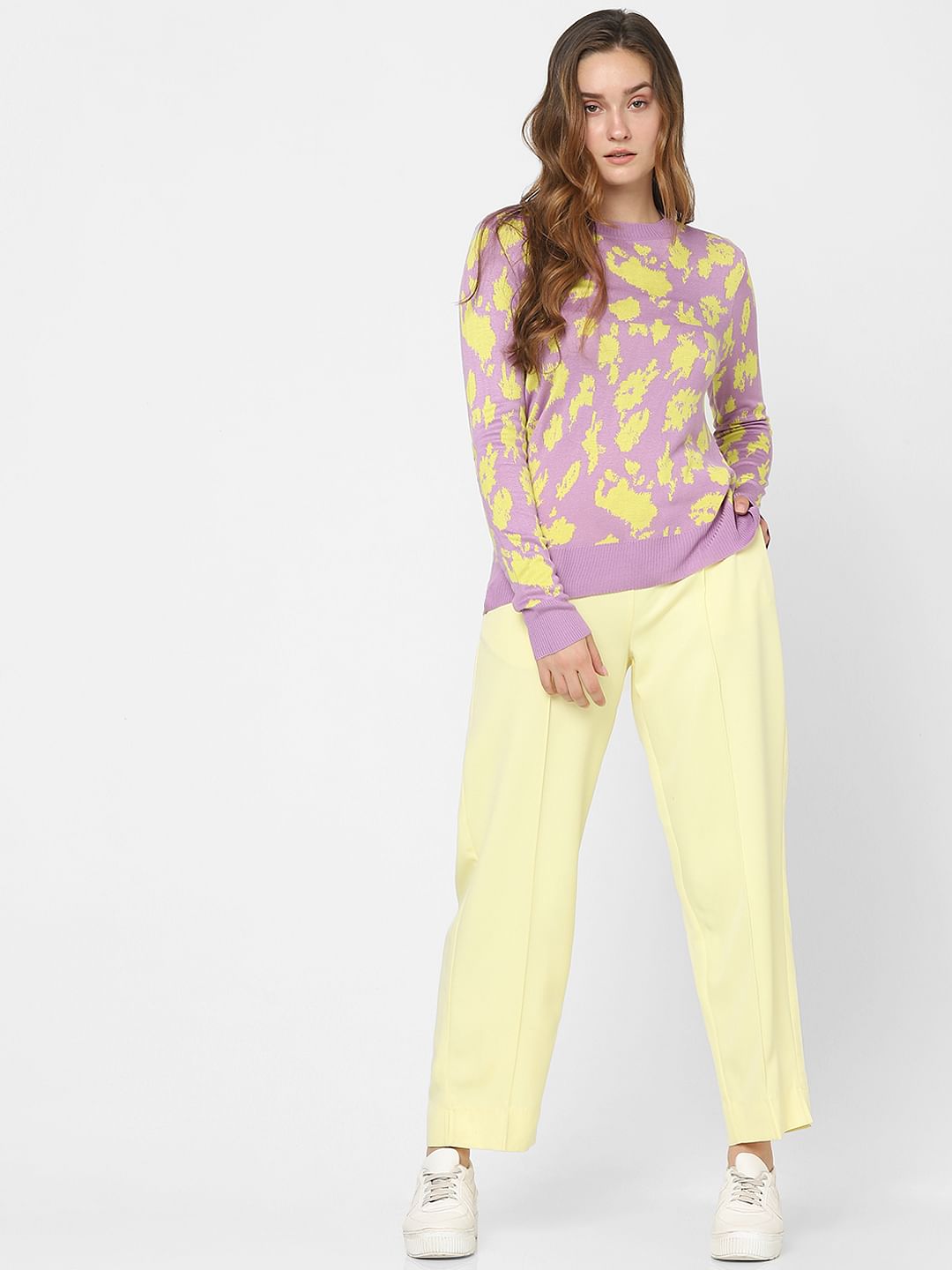 Lilac Animal Print Sweater