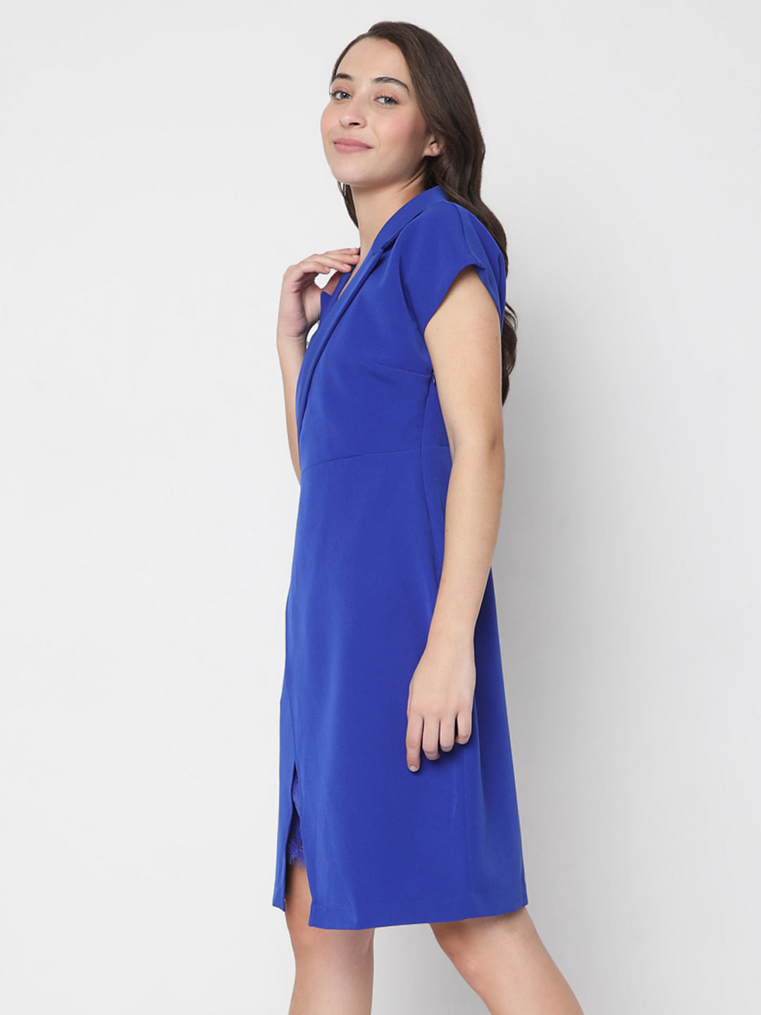 Blue Blazer Dress
