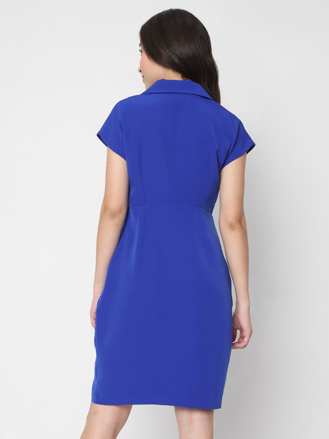Blue Blazer Dress