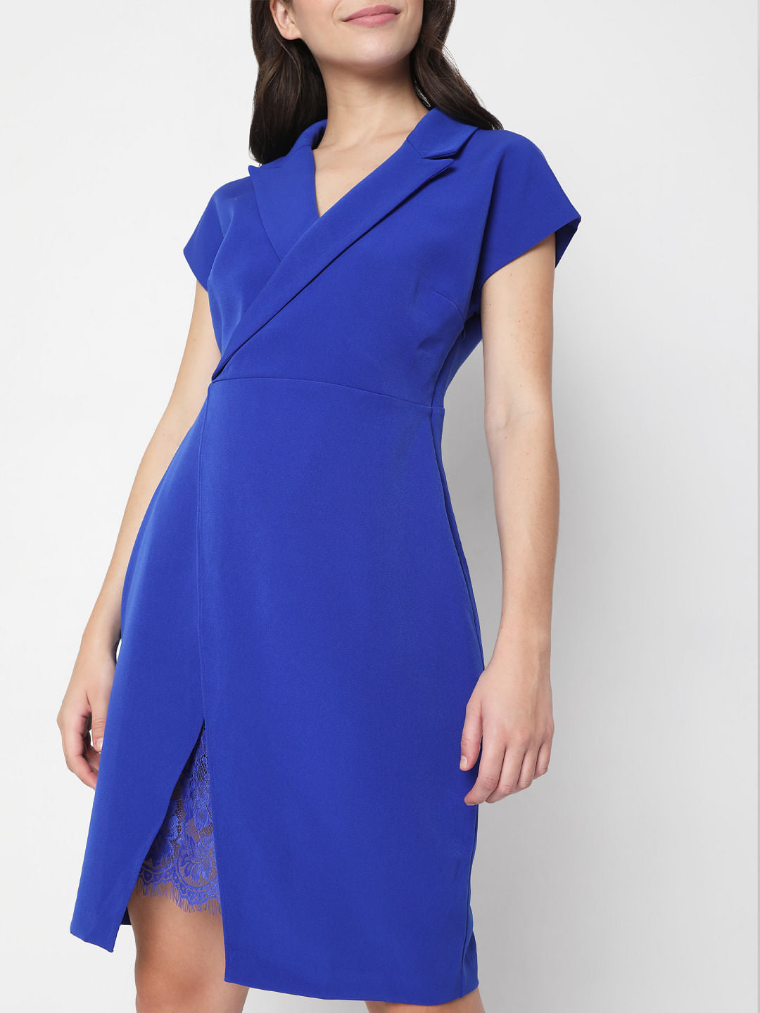 Blue Blazer Dress