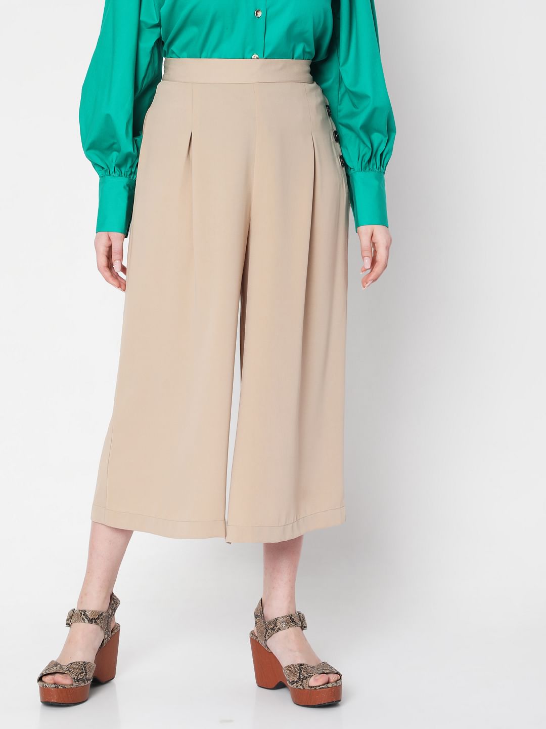 Beige Culottes