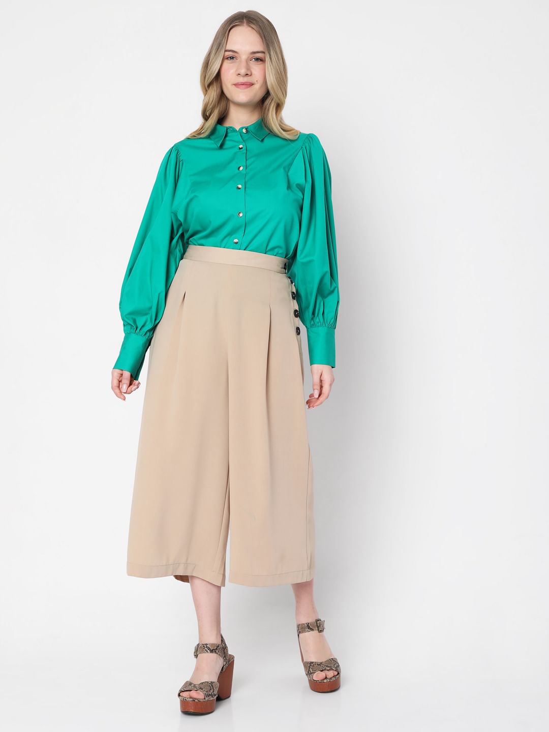 Beige Culottes
