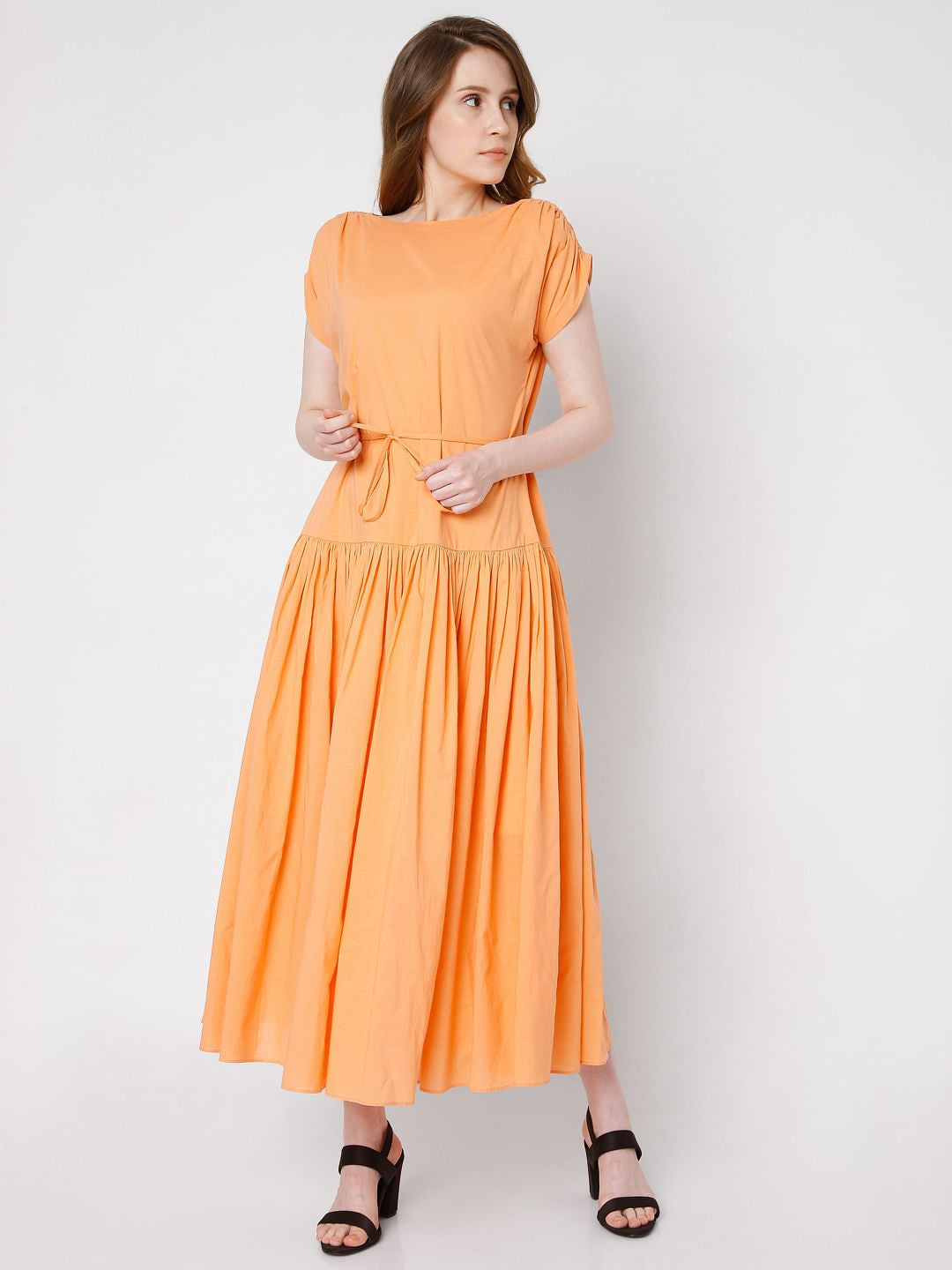 Orange Maxi Dress